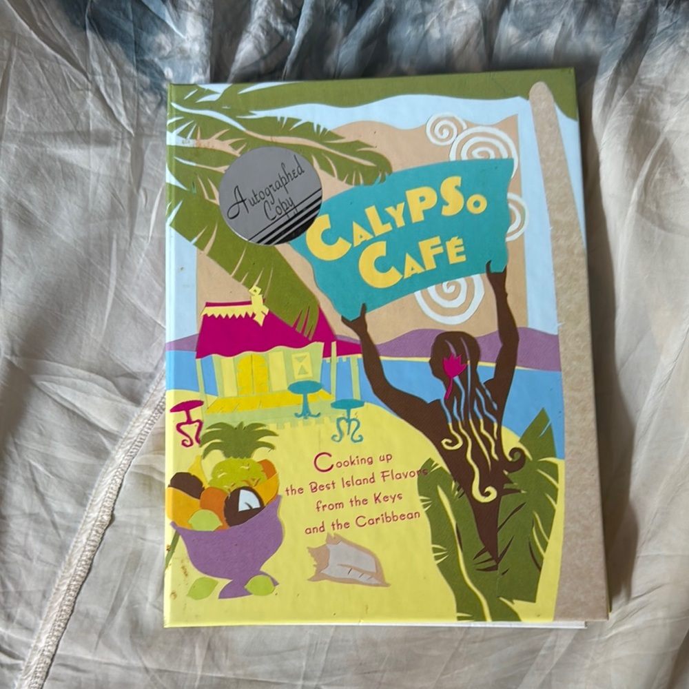 Calypso Cafe Cookbook  ISBN 1-879958-29-5 Bob T. Epstein CARRIBEAN flavors
